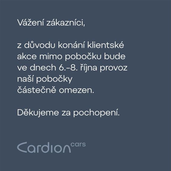 Omezený provoz pobočky 6.–8. října